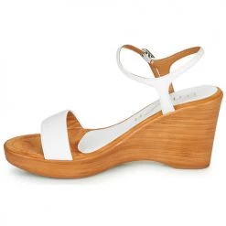 Chaussures Femme Sandales et Nu-pieds Unisa RITA Blanc -Sandales Soldes Boutique 16758967 500 D