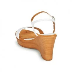 Chaussures Femme Sandales et Nu-pieds Unisa RITA Blanc -Sandales Soldes Boutique 16758967 500 E