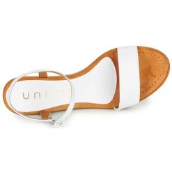 Chaussures Femme Sandales et Nu-pieds Unisa RITA Blanc -Sandales Soldes Boutique 16758967 500 F