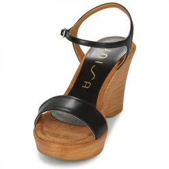 Chaussures Femme Sandales et Nu-pieds Unisa RITA Noir -Sandales Soldes Boutique 16758968 500 C