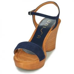 Chaussures Femme Sandales et Nu-pieds Unisa RITA Marine -Sandales Soldes Boutique 16758972 500 C