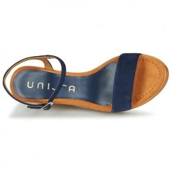 Chaussures Femme Sandales et Nu-pieds Unisa RITA Marine -Sandales Soldes Boutique 16758972 500 F
