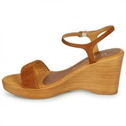 Chaussures Femme Sandales et Nu-pieds Unisa RITA Marron -Sandales Soldes Boutique 16758984 500 D