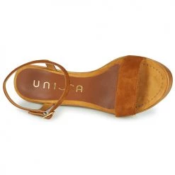 Chaussures Femme Sandales et Nu-pieds Unisa RITA Marron -Sandales Soldes Boutique 16758984 500 F