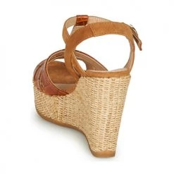 Chaussures Femme Sandales et Nu-pieds Unisa MACA Camel -Sandales Soldes Boutique 16758986 500 E