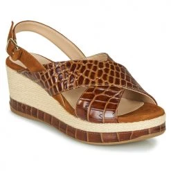 Chaussures Femme Sandales et Nu-pieds Unisa KASTRO Camel