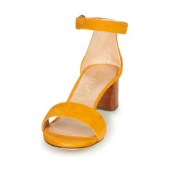 Chaussures Femme Sandales et Nu-pieds Unisa GELETE Jaune -Sandales Soldes Boutique 16759018 500 C