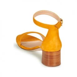 Chaussures Femme Sandales et Nu-pieds Unisa GELETE Jaune -Sandales Soldes Boutique 16759018 500 E