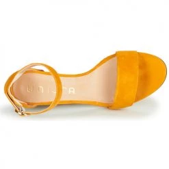 Chaussures Femme Sandales et Nu-pieds Unisa GELETE Jaune -Sandales Soldes Boutique 16759018 500 F