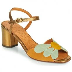 Chaussures Femme Sandales et Nu-pieds Chie Mihara LUKE Jaune / Doré