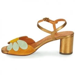 Chaussures Femme Sandales et Nu-pieds Chie Mihara LUKE Jaune / Doré -Sandales Soldes Boutique 16777538 500 D