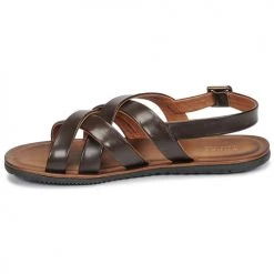 Chaussures Homme Sandales et Nu-pieds André SOLEIL Marron -Sandales Soldes Boutique 16823177 500 D