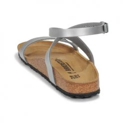 Chaussures Femme Sandales et Nu-pieds Birkenstock DALOA Argent -Sandales Soldes Boutique 16823593 500 E