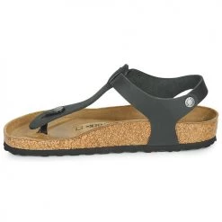 Chaussures Femme Sandales et Nu-pieds Birkenstock KAIRO LEATHER Noir -Sandales Soldes Boutique 16823611 500 D