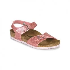 Chaussures Fille Sandales et Nu-pieds Birkenstock RIO PLAIN Cosmic Sparkle Old Rose