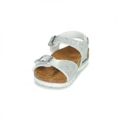 Chaussures Fille Sandales et Nu-pieds Birkenstock RIO PLAIN Blanc -Sandales Soldes Boutique 16823692 500 C