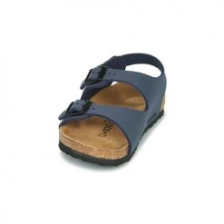 Chaussures Garçon Sandales et Nu-pieds Birkenstock ROMA Marine -Sandales Soldes Boutique 16823701 500 C