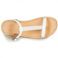 Chaussures Fille Sandales et Nu-pieds André ASTRID Blanc -Sandales Soldes Boutique 16826452 500 F