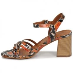 Chaussures Femme Sandales et Nu-pieds André BRYNN Orange -Sandales Soldes Boutique 16846380 500 D
