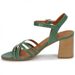Chaussures Femme Sandales et Nu-pieds André BRYNN Vert -Sandales Soldes Boutique 16846381 500 D