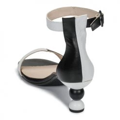 Chaussures Femme Sandales et Nu-pieds Fericelli MARC Noir et blanc -Sandales Soldes Boutique 16866298 500 E