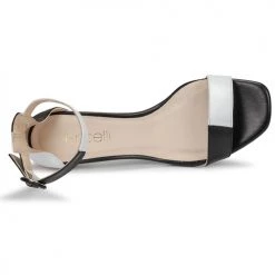 Chaussures Femme Sandales et Nu-pieds Fericelli MARC Noir et blanc -Sandales Soldes Boutique 16866298 500 F