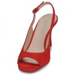 Chaussures Femme Sandales et Nu-pieds Fericelli MOHA Rouge -Sandales Soldes Boutique 16866300 500 C
