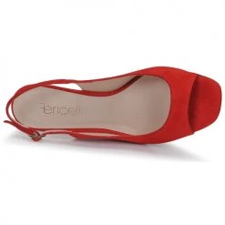 Chaussures Femme Sandales et Nu-pieds Fericelli MOHA Rouge -Sandales Soldes Boutique 16866300 500 F