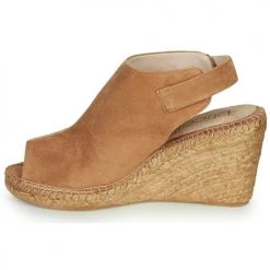 Chaussures Femme Sandales et Nu-pieds Fericelli MAUD Camel -Sandales Soldes Boutique 16866302 500 D