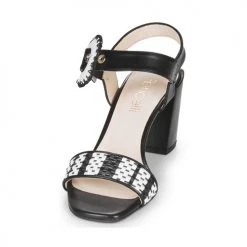 Chaussures Femme Sandales et Nu-pieds Fericelli MAIRA Noir et blanc -Sandales Soldes Boutique 16866308 500 C