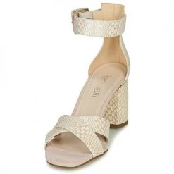 Chaussures Femme Sandales et Nu-pieds Fericelli JEZI Blanc / rose -Sandales Soldes Boutique 16866309 500 C
