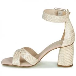 Chaussures Femme Sandales et Nu-pieds Fericelli JEZI Blanc / rose -Sandales Soldes Boutique 16866309 500 D