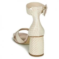 Chaussures Femme Sandales et Nu-pieds Fericelli JEZI Blanc / rose -Sandales Soldes Boutique 16866309 500 E