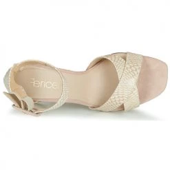 Chaussures Femme Sandales et Nu-pieds Fericelli JEZI Blanc / rose -Sandales Soldes Boutique 16866309 500 F