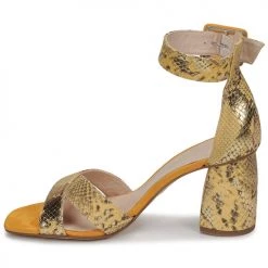 Chaussures Femme Sandales et Nu-pieds Fericelli JEZI Jaune -Sandales Soldes Boutique 16866310 500 D
