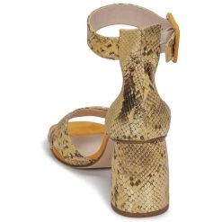 Chaussures Femme Sandales et Nu-pieds Fericelli JEZI Jaune -Sandales Soldes Boutique 16866310 500 E
