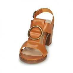 Chaussures Femme Sandales et Nu-pieds Casual Attitude MELINA Camel -Sandales Soldes Boutique 16918708 500 C