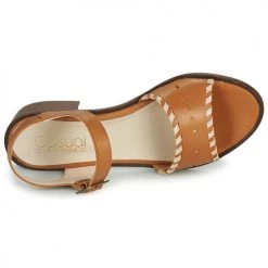 Chaussures Femme Sandales et Nu-pieds Casual Attitude MELIVELLANA Marron -Sandales Soldes Boutique 16918712 500 F