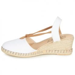 Chaussures Femme Sandales et Nu-pieds Casual Attitude IPOP Blanc -Sandales Soldes Boutique 16918719 500 D
