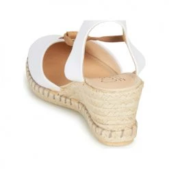 Chaussures Femme Sandales et Nu-pieds Casual Attitude IPOP Blanc -Sandales Soldes Boutique 16918719 500 E