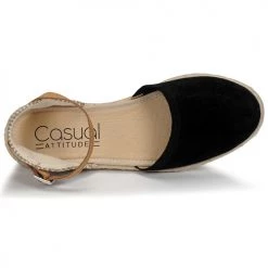 Chaussures Femme Sandales et Nu-pieds Casual Attitude MADELEINE Noir -Sandales Soldes Boutique 16918726 500 F