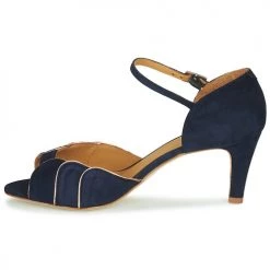 Chaussures Femme Sandales et Nu-pieds Emma Go PHOEBE Marine -Sandales Soldes Boutique 16918881 500 D