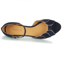 Chaussures Femme Sandales et Nu-pieds Emma Go PHOEBE Marine -Sandales Soldes Boutique 16918881 500 F