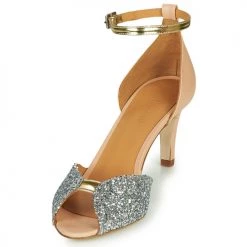 Chaussures Femme Sandales et Nu-pieds Emma Go JOLENE GLITTER Rose / Argenté / Doré -Sandales Soldes Boutique 16918882 500 C