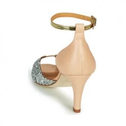 Chaussures Femme Sandales et Nu-pieds Emma Go JOLENE GLITTER Rose / Argenté / Doré -Sandales Soldes Boutique 16918882 500 E