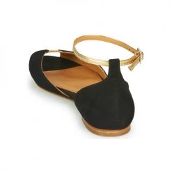 Chaussures Femme Sandales et Nu-pieds Emma Go JULIETTE Noir / Doré -Sandales Soldes Boutique 16918884 500 E