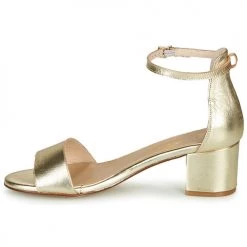 Chaussures Femme Sandales et Nu-pieds Betty London INNAMATA Doré -Sandales Soldes Boutique 16920385 500 D