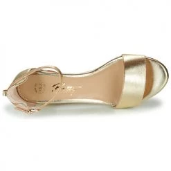 Chaussures Femme Sandales et Nu-pieds Betty London INNAMATA Doré -Sandales Soldes Boutique 16920385 500 F