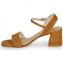Chaussures Femme Sandales et Nu-pieds Betty London MAKITA Cognac -Sandales Soldes Boutique 16920389 500 D