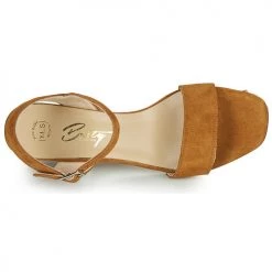 Chaussures Femme Sandales et Nu-pieds Betty London MAKITA Cognac -Sandales Soldes Boutique 16920389 500 F